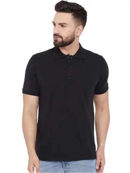Half Sleve Black T-Shirt ( Pack of 2)