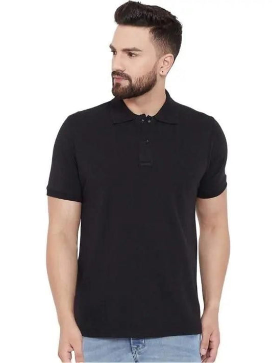 Half Sleve Black T-Shirt ( Pack of 2)